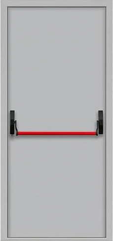 Дверь противопожарная дымогазонепроницаемая с системой антипаника пуш-бар EIS60