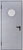 Дверь противопопжарная дымогазонепроницаемая EIS60 с круглым остеклением однопольная