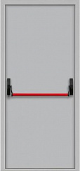 Дверь противопожарная с системой антипаника однопольная EI60