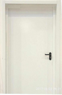 Дверь противопожарная металлическая дымогазонепроницаемая EIS60 с доборами (охватывающая коробка)